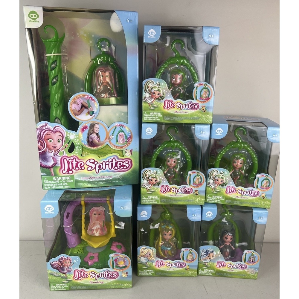 Lite Sprites Wand & Prisma Special Edition Brooke Astra Bleek Meadow + Swing Lot
